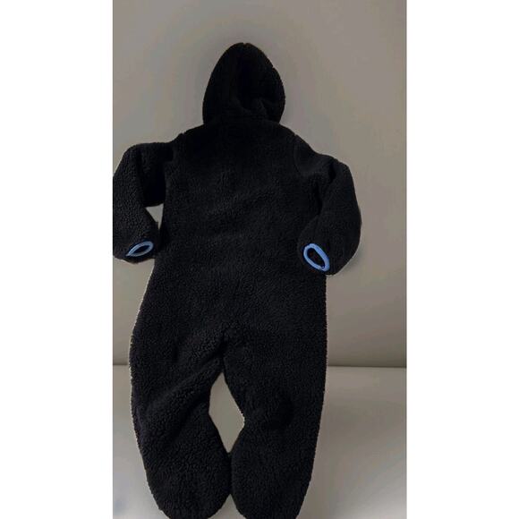 Snozu Fleece Cozy, Bunting Snowsuit, One Piece, Hooded, Toddler 24 Months Blue - Picture 3 of 7